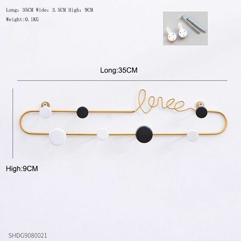 Key Holder Hanger Wall Hanging Wood Wall Organizer Rectangle House Shape Rack