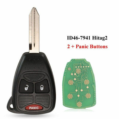 Remote Car Key for Dodge RAM JEEP 315/433Mhz ID46 Entry Transmitter Commander Bt