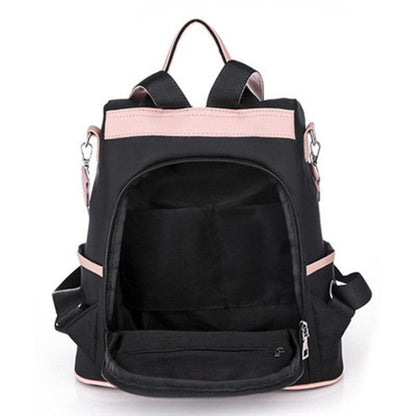 Anti-Theft Black Backpack Oxford Travel Backpacks Outdoor Waterproof Laptop Bags