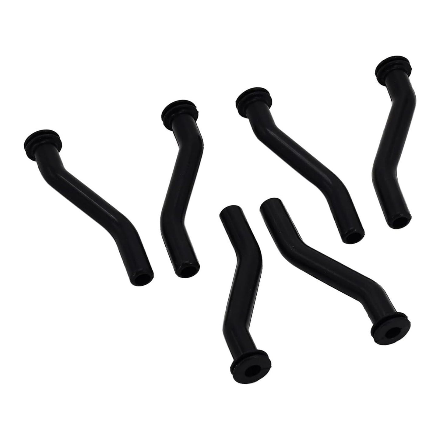 6PCS Vacuum Hose Compatible for Briggs & Stratton Engine Durable Rubber Material