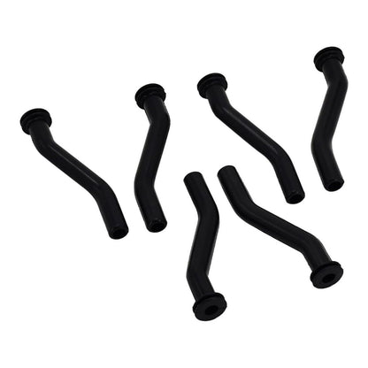 6PCS Vacuum Hose Compatible for Briggs & Stratton Engine Durable Rubber Material