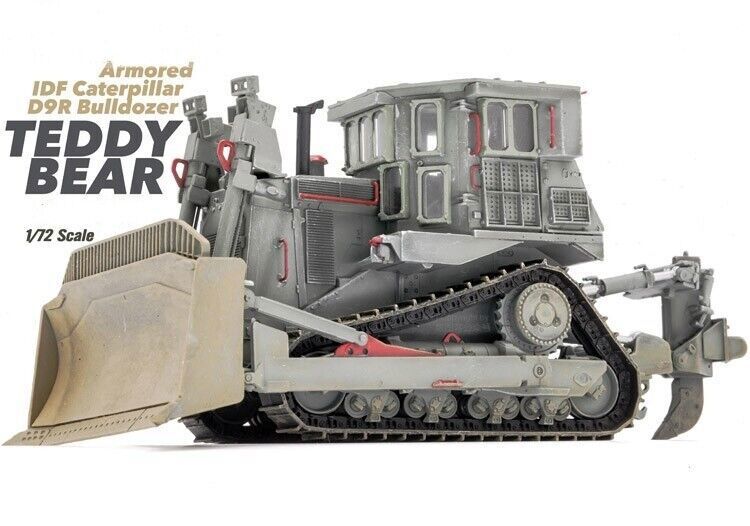 SanRong 1/72 Israel Defense D9R Engineering Armored Bulldozer Finished Model