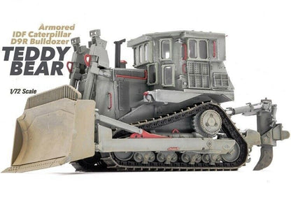 SanRong 1/72 Israel Defense D9R Engineering Armored Bulldozer Finished Model