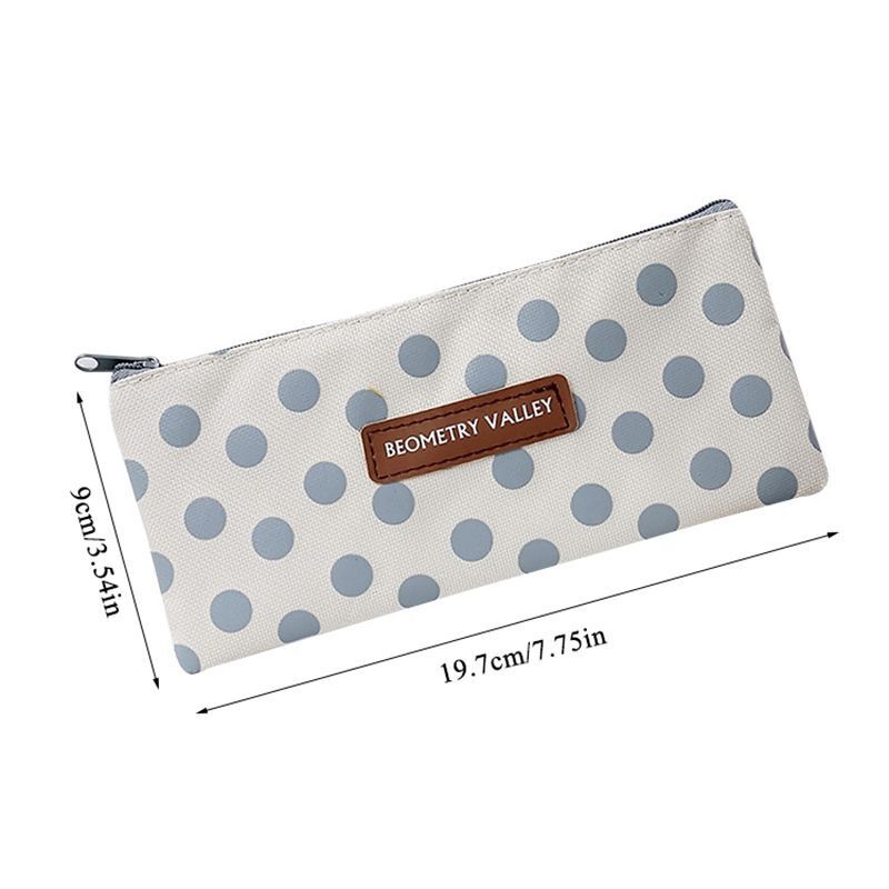 Plaid Travel Cosmetic Makeup Bag Zipper Small Toiletry Beauty Organizer 19.7*9cm
