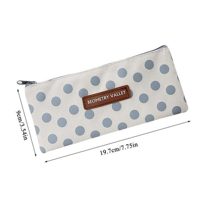 Plaid Travel Cosmetic Makeup Bag Zipper Small Toiletry Beauty Organizer 19.7*9cm
