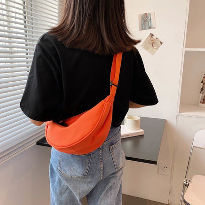 Waist Bag Summer Messenger Shoulder Canvas Bag Chest Purse Polyester Pouch 1 PC