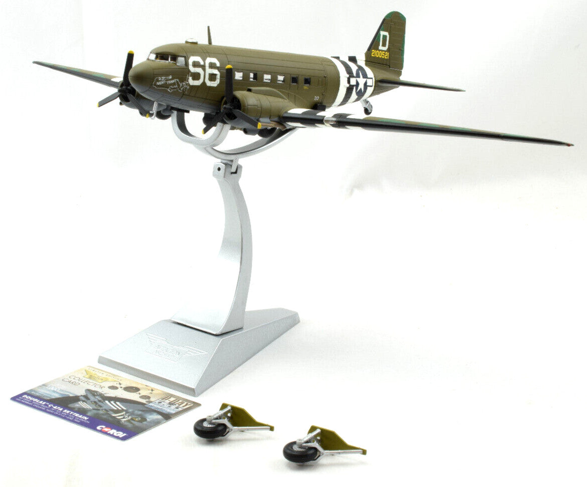 1:72 Corgi Douglas C-47A Skytrain USAAF RAF England 1944 Fighter Diecast Model