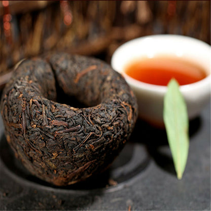 5件装黑普洱茶顶级云南原装普洱红茶普洱Tuo Cha 500克-