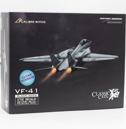 1:72 Calibre Wings F-14A VF-41 Tomcatters BLACK ACES Fighter Diecast Plane Model
