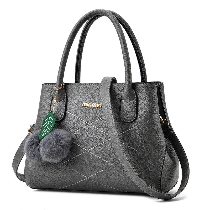 Women's Ladies PU Leather Handbag Shoulder Bag Purse Tote Messenger Satchel Bag