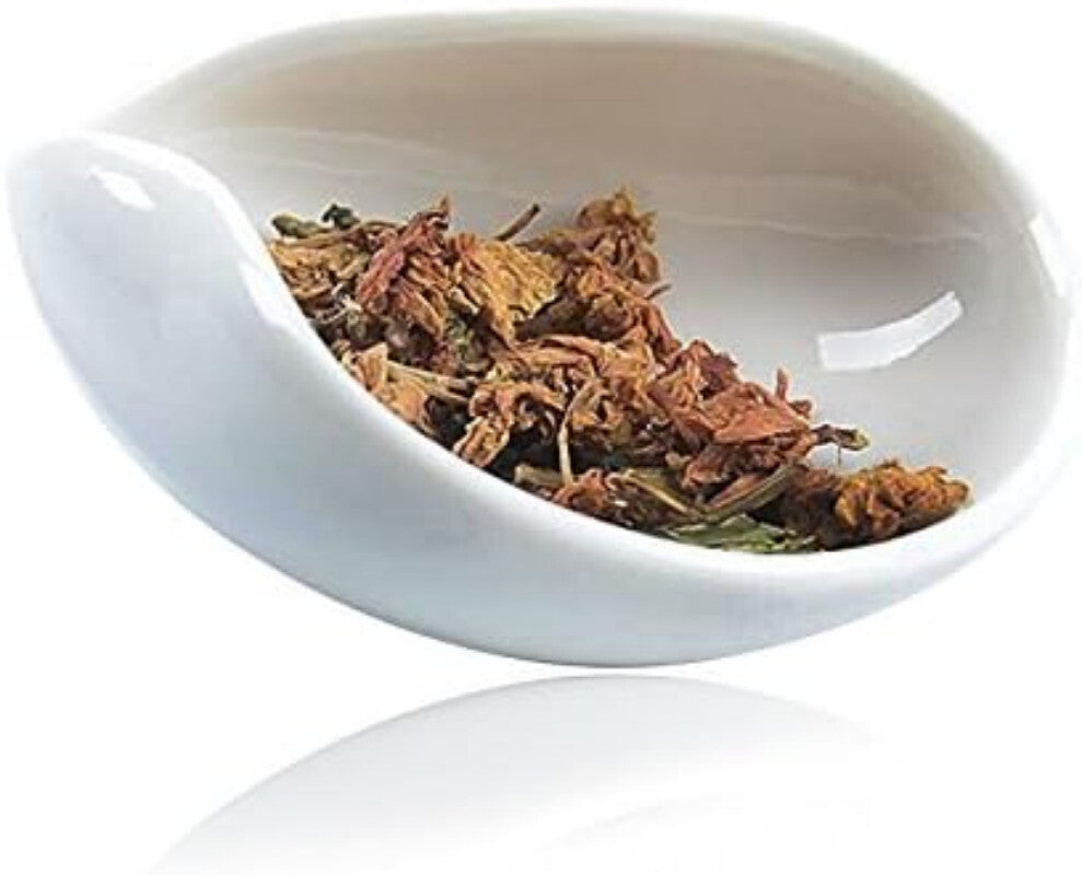Porcelain Cha He Tea Vessel-coffee Beans Dosing Cup-ge Yao Tea Holder Accessory