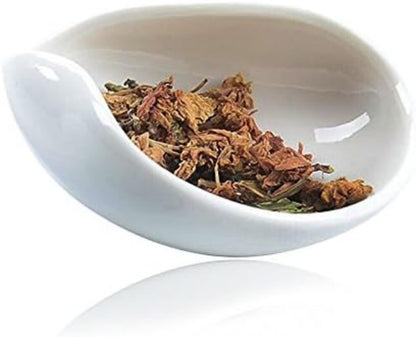 Porcelain Cha He Tea Vessel-coffee Beans Dosing Cup-ge Yao Tea Holder Accessory