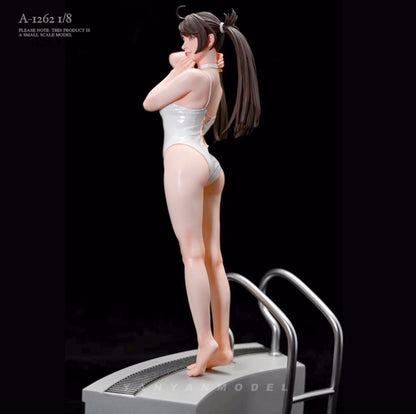 1/8 Resin Figures model Sexy Bishōjo in swimming pool (large scale) Unassembled