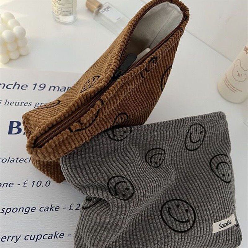 Cosmetic Bag Women Handbags Purses Makeup Organizer Storage Pencil Case Bags 1PC