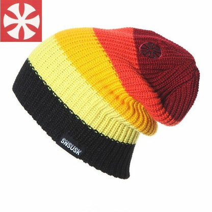Autumn Winter Ski Hat Snowboard Winter Skating Beanies Head Warm Acrylic Thermal