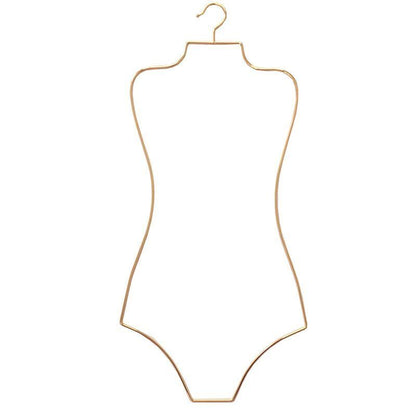 Swimsuit Hanger Metal Wire Body Shape Display Rack Clothes Bikini Showing 79.5cm