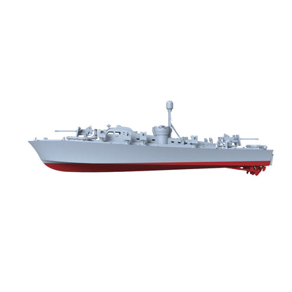 SSC72762S-A 1/72 Military Model Kit USS Elco 77-Foot PT Boa PT-59 FULL HULL