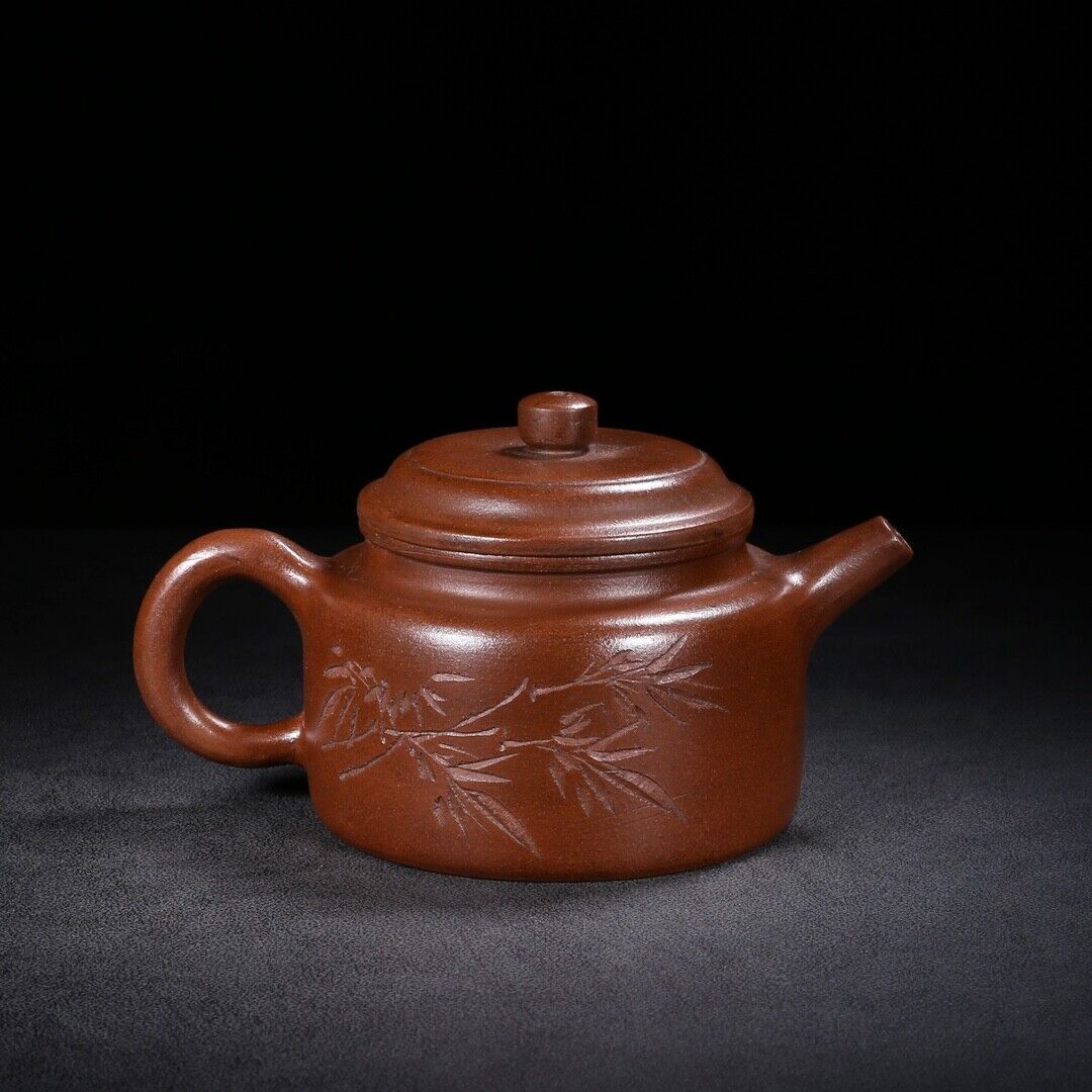 Chinese Yixing Zisha Clay Handmade Exquisite Teapot （徳钟 底款：顾景舟）