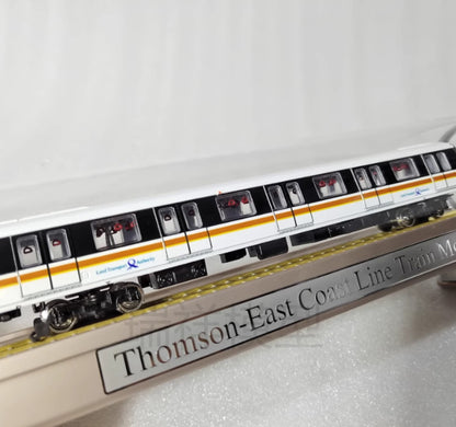 1/87 Scale Singapore T251 Subway Train Model Simulated Toy Gift