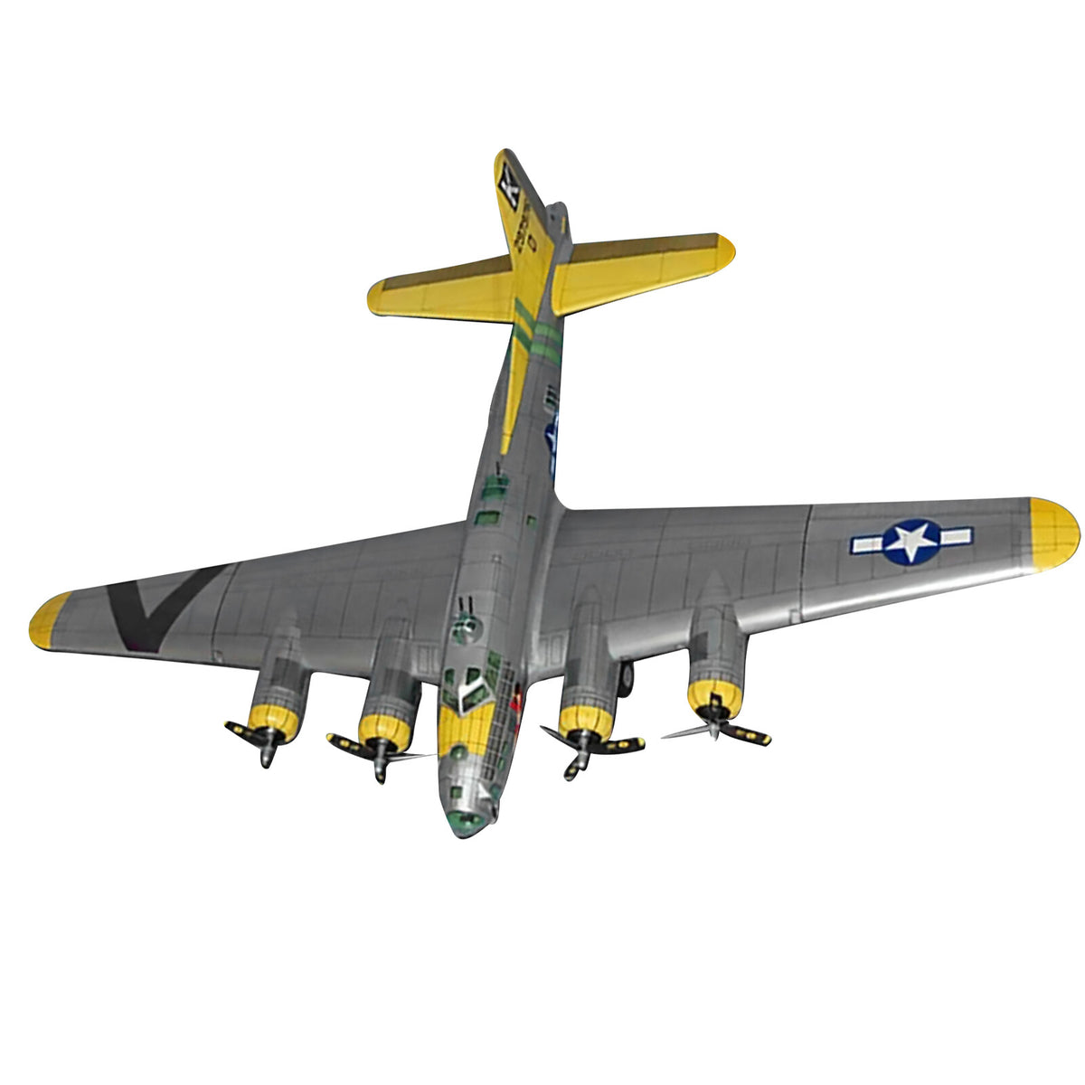 B-17 Flying Fortress Heavy bomber Handcraft Paper 1/47 Model Gift Kit For Boeing
