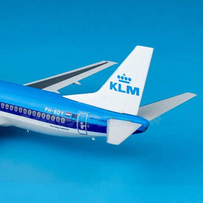 1:200 JC Wings KLM BOEING 737-400 Passenger Airplane Diecast Aircraft Model