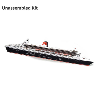 1/400 Queen Mary II Cruise Liner Ship 3D Paper Model Craft Display Unassembled B