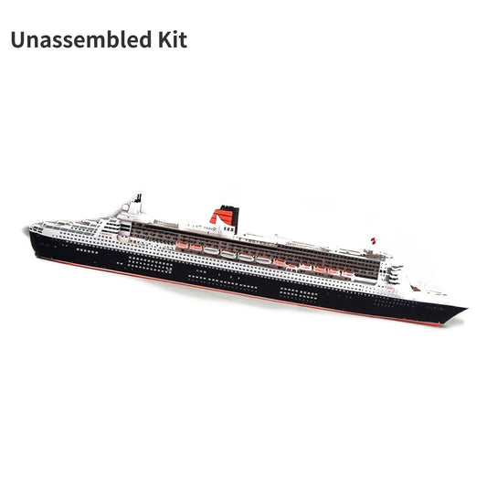 1/400 Queen Mary II Cruise Liner Ship 3D Paper Model Craft Display Unassembled B