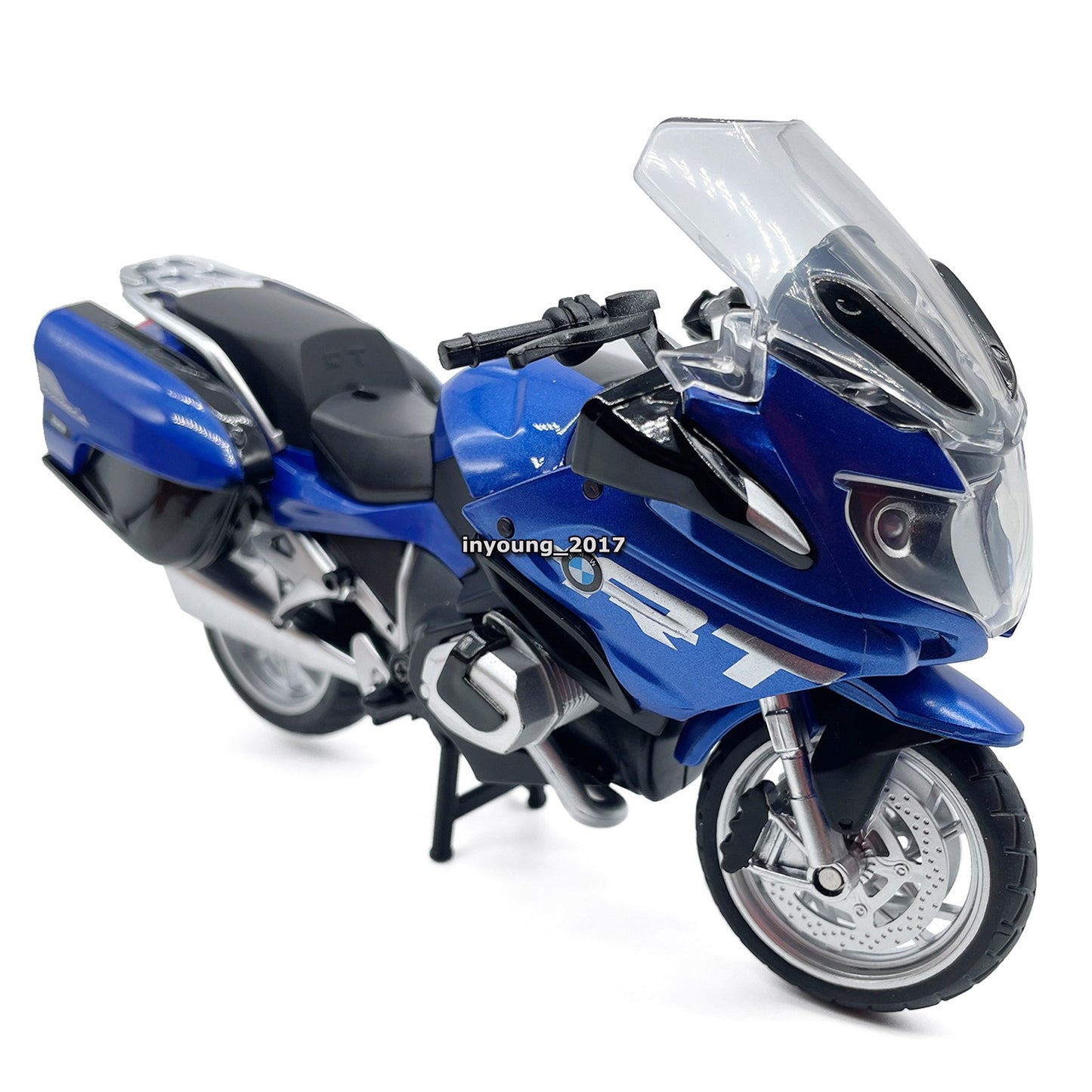 1/12 BMW R1250 RT Motorcycle Model Diecast Toy Vehicle Toys for Boys Kids Blue