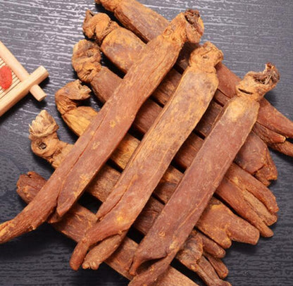 10 Years 4pcs Dry Ginseng Root 100g, Korean Red Ginseng,Health Of Chinese Herbal