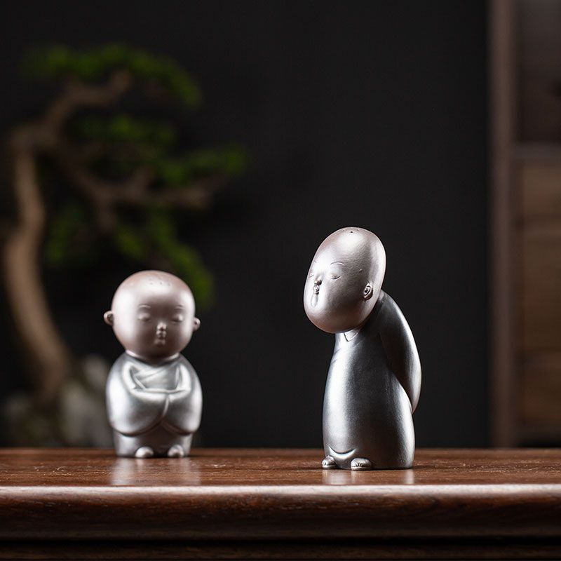 Ceramic Little Monk Decoration Tea Table Decoration Tea Pet Crafts