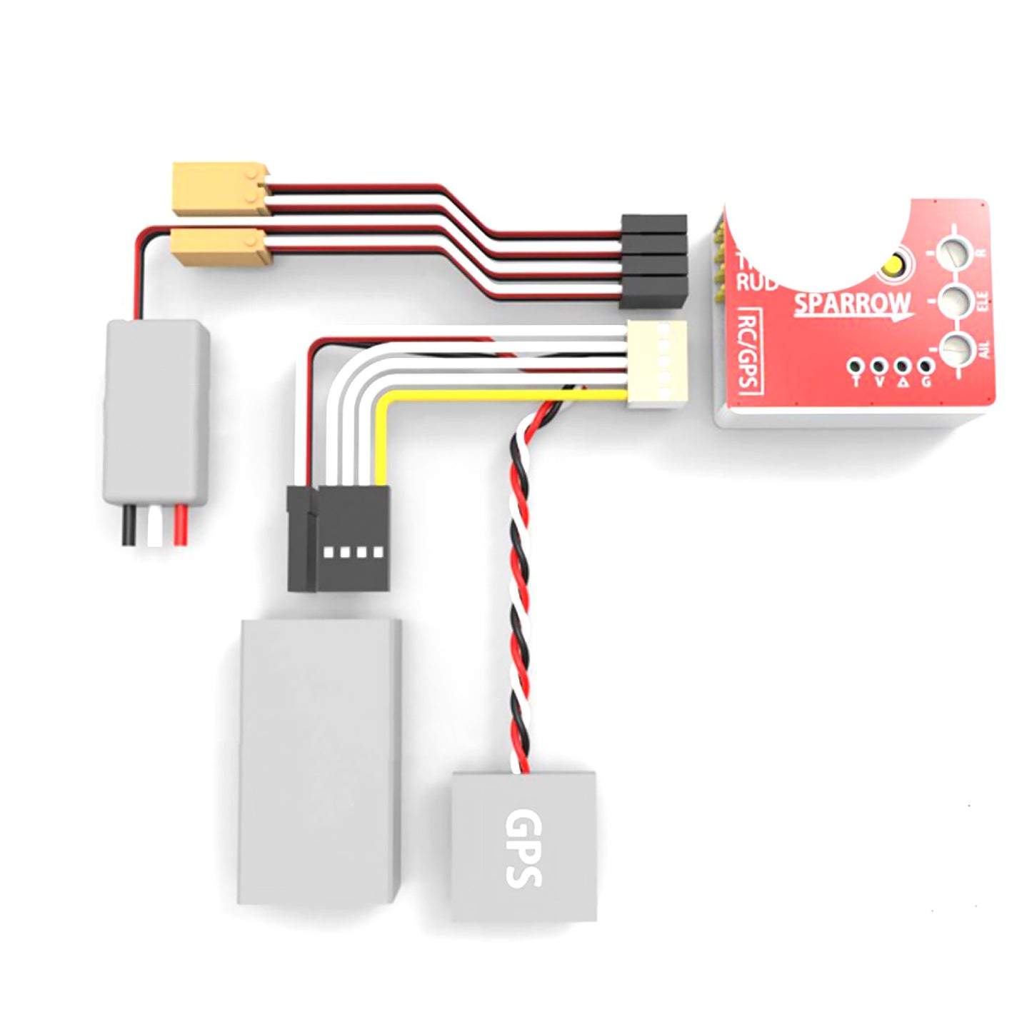 Flight Controller Stabilizing Gyroscope w/ M8N GPS Module for FPV RC Airplane r