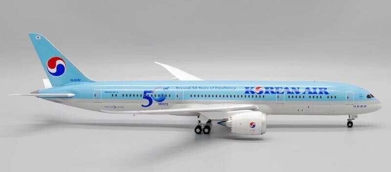 1:200 JC Wings KOREAN AIR BOEING 787-9 Passenger Airplane Diecast Aircraft Model