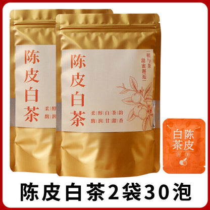 Fuding Old White Tea Chen Pi Shou Mei Small Square Slice Small Biscuit Tea Cake