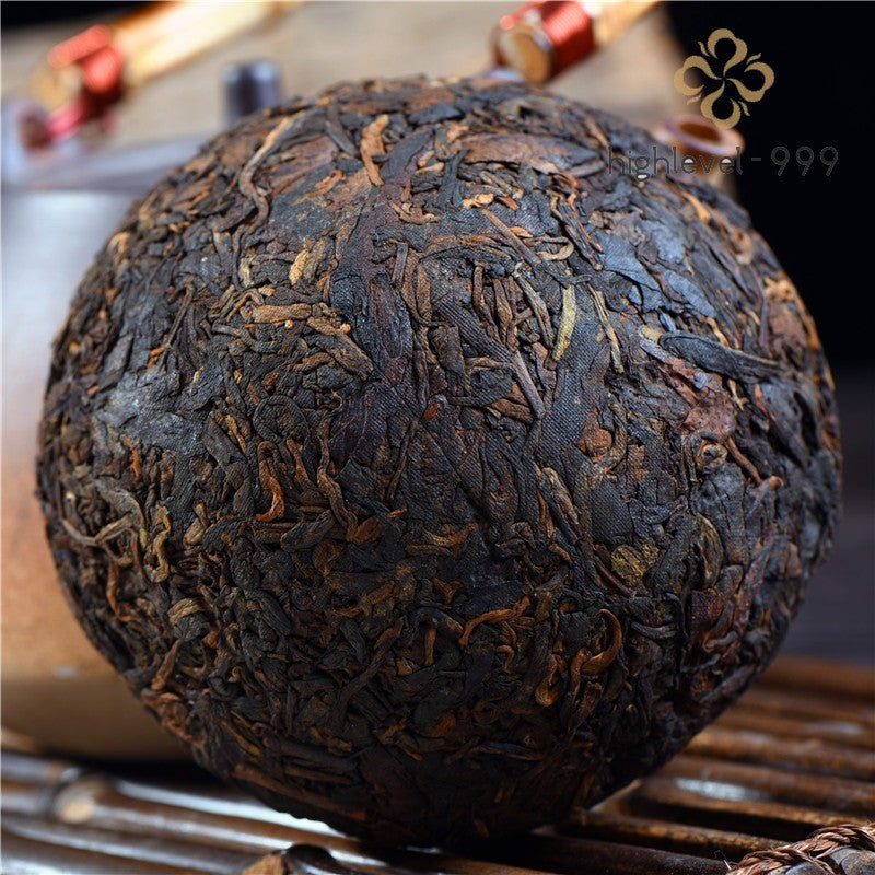 250g Ripe Pu'er Tuo Tea Yunnan Menghai Dark Tea Compressed Aged Dried Leaf Tea