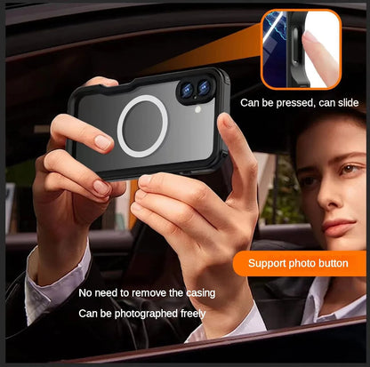 Design 360 Protection Shockproof IP68 Waterproof Phone case forIPhone16promax
