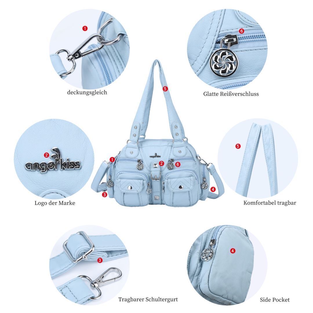Handbags Satchel Handbag Synthetic Shoulder Bag Dumpling Multi-pockets Purse 1PC