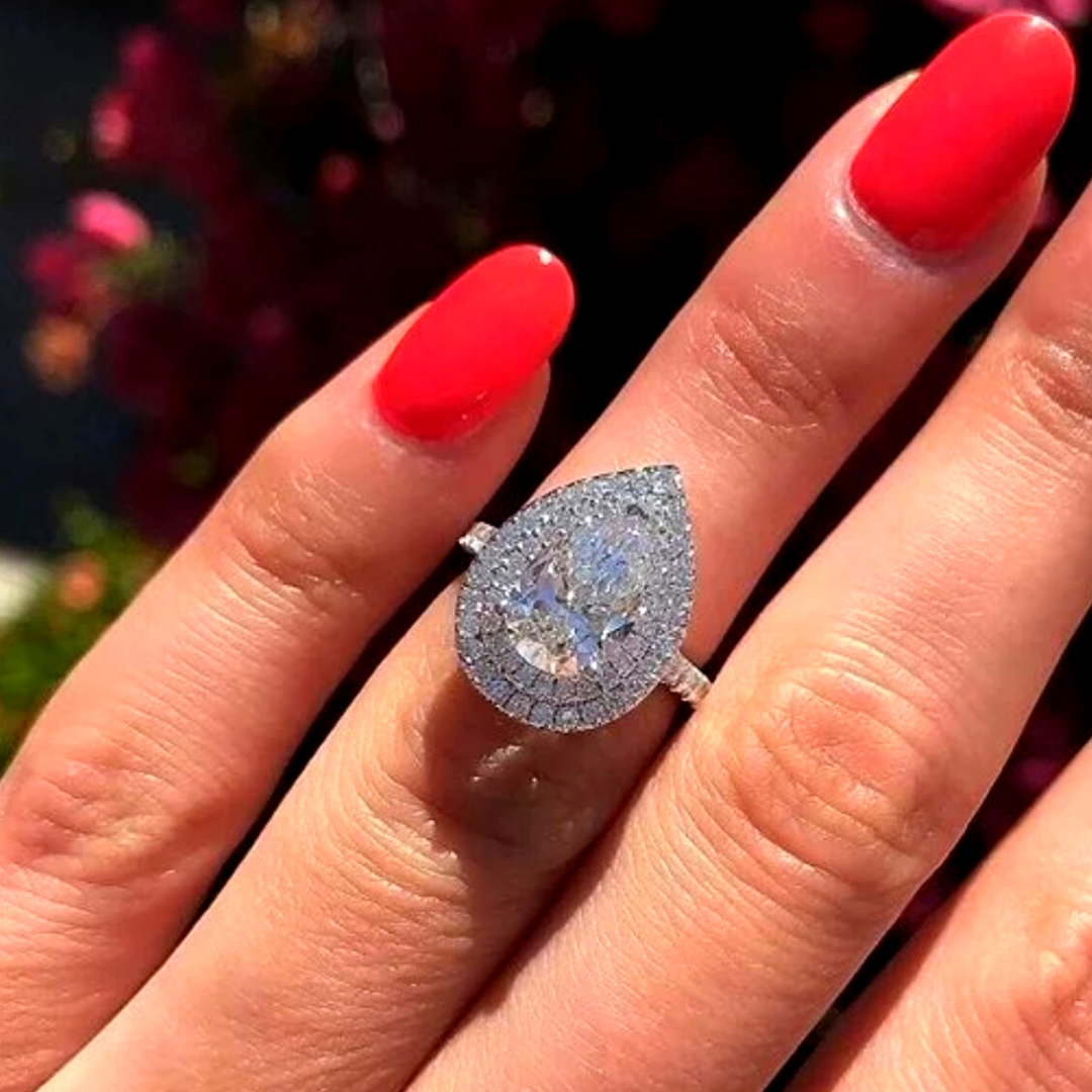 Anillo De Acero Inoxidable Para Mujer Woman Boda Fiesta Sortija De Gift Jewelry