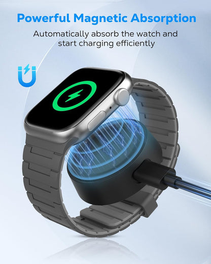 Portable Charger for Apple Watch, Magnetic Charger Adapter for Iwatch Series 11