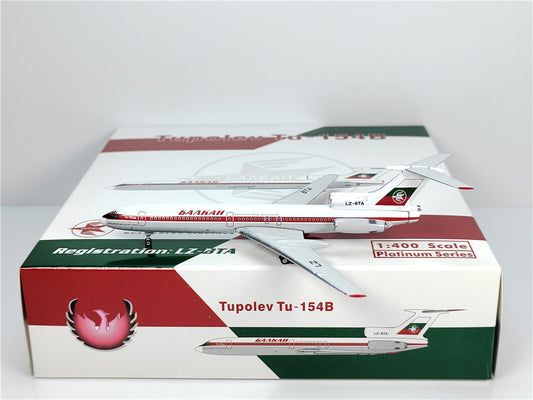 1:400 Phoenix BALHAN Tupolev TU-154B Airplane Diecast Aircraft Plane Model