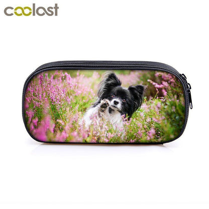 Dog Pencil Bag Stationary Bag Pencil Box School Supplies 24*11*7 CM Accessories