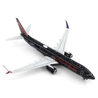 1:200 JC Wings United Airlines BOEING 737-800 Passenger Airplane Diecast Model