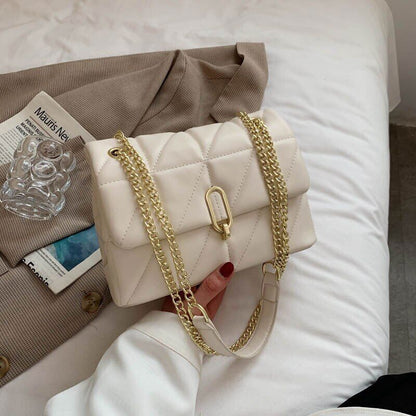 Shoulder Bag Women Leather Pu Quilted Bag Female Luxury Handbags Women Bags