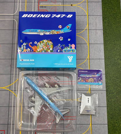 1:400 YY Wings KOREAN AIR CARGO BOEING 747-8 Aircraft Diecast Airplane Model