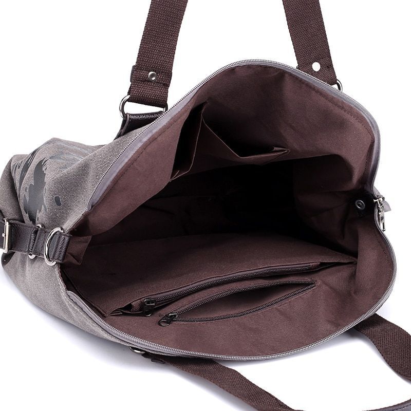 Handbag Crossbody Bag Large Canvas Tote Bag Messenger Shoulder Purse 49*12*35CM