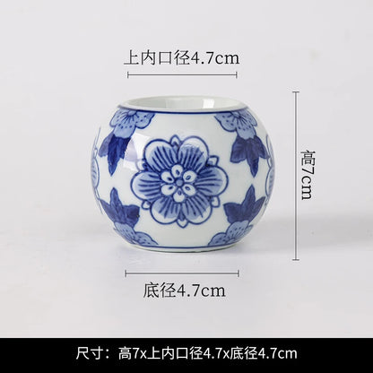 Blue and White Porcelain Ceramic Household Dining Table Desktop Decoration