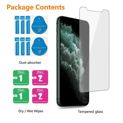 For Apple iPhone 11 / 11 Pro / 11 Pro Max Tempered Glass Clear Screen Protector