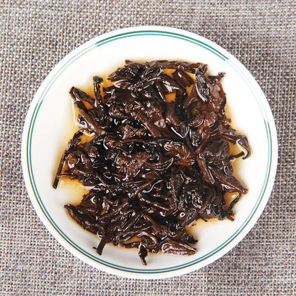 357g Pu'er Tea Ancient Tree Tea Old Ban Zhang Ancient Tree Tea Ripe Tea
