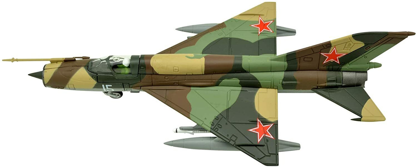 1:72 MiG-21 Fighter Attack Metal Airplane Model,Soviet Union,Diecast Plane