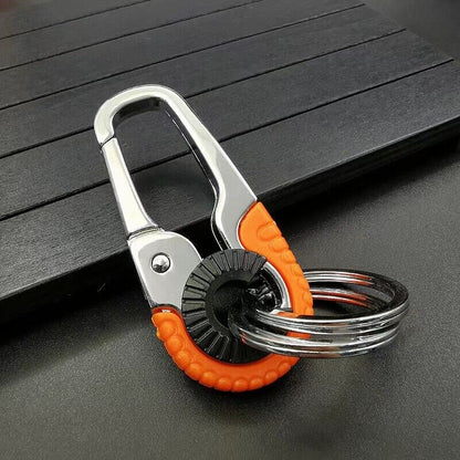 Creative Stainless Keychain Keychain Interior Steel Steel Car Xmas Gift New