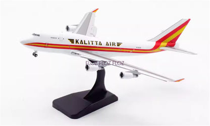 JC Wings for Kalitta Air for Boeing B747-400 N742CK Flaps down 1:400 plane Model